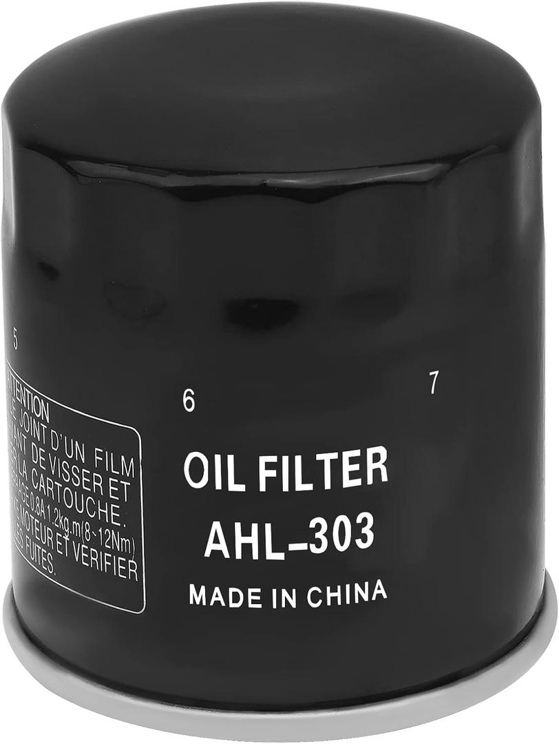 AHL 303 Oil Filter for Yamaha F115 TJR/TXR/TLR LF115 TXR 115HP 2006 FX1000 Waverunner 998 2005 FX1100 Waverunner HO 998 2004 XV1900 Roadliner/Stratoliner S 1900 2006-2011
