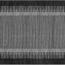 Wonnitar Washable Striped Black Runner Rug for Hallway 2'6"x8', Non-Slip Kitchen Runner Rug, Low Pile Minimalist Soft Rug Runner for Bedroom Hallway Bathroom Laundry Entryway (Black, 2'6" x 8')