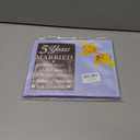 Nurawo 5th Year Anniversary Wedding Gifts Photo Frame, 5 Anniversary Picture Frame Gifts for Couples Wife Husband Five Years Anniversary (4x6 Inch Photo)