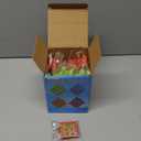 24PCS Tic Tac Toe Game Birthday Party Favors Valentines Goodie Bags Stuffers for Kids 3-5 4-8 8-12 Classroom Treasure Chest Carnival Prize Box Toys Bulk Keychain Pinata Filler Return Gift for Girl Boy