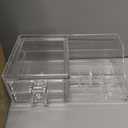 Acrylic Clear Makeup Organizer Countertop,Stackable Skincare Organizer for Vanity With 11 Drawer,Large Plastic Desk Accessories Organization,Bathroom Cosmetic Organizer Countertop for Beauty,Skin Care