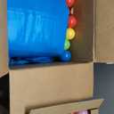 Inflatable Bounce House with Blower, PVC Bouncer for Kids Ages 3-8, Indoor and Outdoor Bouncy Playhouse, Jumping Castle with Pump, Ball Pit, Ringtoss and Target Game, Bouncer for 3 Kids