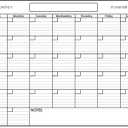 36" x 48" Erasable Undated One Month Laminated Wall Calendar Monthly Planner Blank Reusable Perfect for Organizing Home Office Academic Schedules w/FREE ERASE MARKER (36x48), 48w x 36h