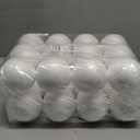 Crafjie 4 Inch Craft Foam Balls 24-Pack, Supplies Foam Balls for Christmas DIY Arts and Crafts, Smooth Polystyrene Foam Ball, for Decoration Household School Projects, White