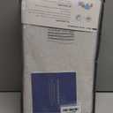 INOVADAY 100% Blackout Curtains for Bedroom, Black Out Curtains 96 Inch Long, Clip Rings Linen Blackout Drapes, Thermal Insulated Room Darkening for Living Room, 2 Panels - Beige,W50xL96