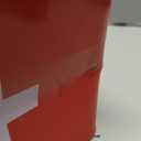 First Aid Kit, First Aid Medicine Supplies Bin - 2-Tier Metal Medicine Storage Tin, First Aid Box with Removable Tray for Home Emergency Tool Set-Red