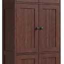 ChooChoo 63.2" Tall Bathroom Storage Cabinet with 6 Doors