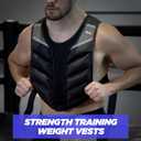 Weighted Vest Men Women,10lb/15lb/20lb Weight Vest for Women Workout,Body Weight Vests with Reflective Stripe for Workout,Strength Training,Running,Walking,Weightlifting (Black)