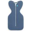 Love to Dream Swaddle UP, Baby Sleep Sack, Self-Soothing Swaddles for Newborns, Improves Sleep, Snug Fit Helps Calm Startle Reflex, New Born Essentials for Baby, 5-8.5 lbs, Denim