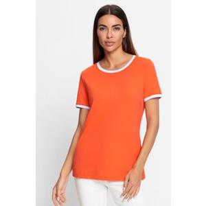 Womens T Shirt Short Sleeve Crew Neck Basic Color Block Tee Tops, Size M