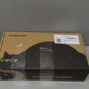 SPUNKYJUNKY Ceramic Dog and Cat Bowl with Wood Stand Non-Slip Matte Glaze Weighted Food Water Set for Cats &Small Dogs 13.5OZ (1.7 CUPS, Grey  2)