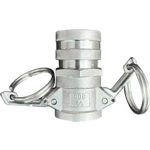Home Brew Kettle Pot Stainless Steel Quick Disconnect Camlock Fitting - Female Qd X 1/2" Camlock Hombrew Hardware Fitting