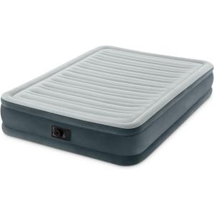 Intex Comfort Plush Mid Rise Dura-Beam Airbed with Built-in Electric Pump, Bed Height 13", Full