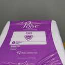 Poise Incontinence & Postpartum Pads for Bladder Leaks, 5 Drop Maximum Absorbency, Long Length, 84 Count