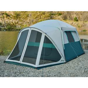Tents for Camping 6/10 Person Camping Tent with Screen Porch, Weatherproof Large Cabin Tent with Rainfly and Carry Bag, Family Tent for Outdoor Camping and Backyard