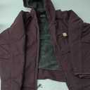 Carhartt Women's Loose Fit Washed Duck Sherpa Lined Jacket. Size XXL