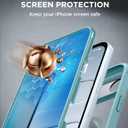 Miracase Magnetic for iPhone Air Case 6.5" [Compatible with MagSafe] Full-Body Phone Case with Built-in Glass Screen Protector & Camera Control,Drop Proof iPhone 17 Air Case Cover, Green