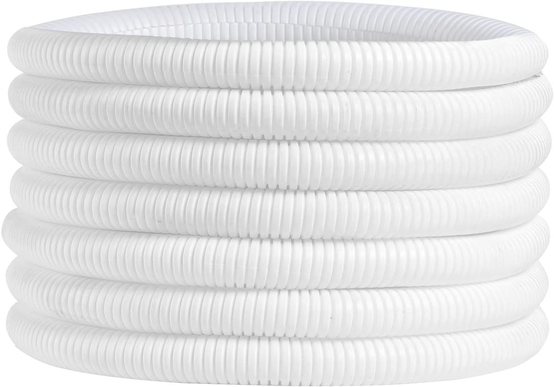 30ft Dog Cat Cord Protector Electric Wires Covers Wire Loom Tubing Protect Wires from Rabbits, Cats and Other Pets White