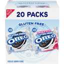 OREO Gluten Free Original & Double Stuf Chocolate Sandwich Cookies Variety Pack, Gluten Free Cookies, 20 Snack Packs (2 Cookies per Pack), Best By: 09/17/25