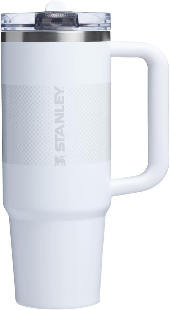 STANLEY Quencher ProTour Flip Straw Tumbler with Leakproof Lid | Built-In Straw & Handle | Cupholder Compatible for Travel | Insulated Stainless Steel Cup | BPA-Free (30 Ounces, Frost Fade)
