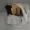 Anluoer Queen Comforter Set 7 Piece, Black and Grey Bed in a Bag with Sheets, All Season Bedding Comforter Sets with 1 Comforter, 2 Pillow Shams, 2 Pillowcases, 1 Flat Sheet,1 Fitted Sheet