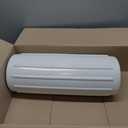 Attwood 93534-1 Softside UV-Resistant Marine 15-Inch Round Corner Dock Fender, White