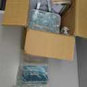 Lanstics Pizza Topping Station 8 Pans Pizza Storage Container Topping containers with Lids Spoon Condiment Organizers Buffet Containers Set for Restaurant Pizza Sauce Jam Fruit Ingredient