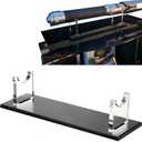 WANLIAN Lightsaber rack, sword rack, acrylic lightsaber rack, sword rack, decorative sword rack (Black)