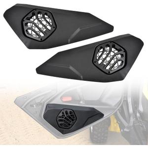 6.5" Front Lower Door Speaker Pods for Can-Am Maverick R 2024+, Front Half Doors Speakers Enclosures Pods Panels Mount for Can-Am Maverick R 2024+ Accessories