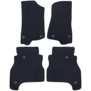 GXARTS Custom Fit Velour Carpet Floor Mats Compatible with Jeep Gladiator JT 2020-2026 (Sport Willys Rubicon Mojave),4PCS Black Automobile Floor Liners Front & Rear Accessories, with Retaining Clips