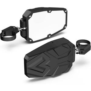 UTV Side Mirrors with 1.65" -2" Roll Bar, TXZSXS RZR Side Mirrors Compatible with Polaris RZR, Can Am Maverick X3, Kawasaki Teryx, Talon, Arctic Cat Wildcat, Gator, CFMOTO, Pioneer Rhino, Yamaha YXZ