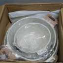 CAROTE Pots and Pans Set Nonstick, White Granite Induction Kitchen Cookware Set, 10 Pcs Non Stick Cooking Set w/Frying Pans & Saucepans(PFOS, PFOA Free)