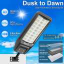 Solar Street Lights Outdoor Super Bright LED Solar Street Lamps Yard, 9800