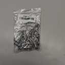 Small Carabiner Clip Hooks, 25pcs 1.57 inch Carabiners Heavy Duty, 304 Stainless Steel Spring Snap Hook Fits Camping Hiking, Metal Clips for Rope Chain Keys Rings