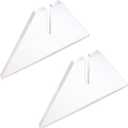 2Pcs Freestanding Pet Gate Support Feet, A Pair of Safety Fence Feet for Clear Acrylic Dog Gate(Compatible Only with Our Store's Products)