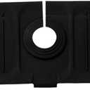 2025 Upgraded Kitchen Silicone Splash Guard, Silicone Faucet Splash Guard, Non Slip Drain Mat, Kitchen & Bathroom Countertop Mat, Soap Coaster, Sink Collection Pad (Black)