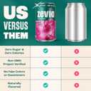 Zevia Zero Sugar Soda, Black Cherry, 12 oz Cans (24-Pack)  Naturally Sweetened, Non-GMO Project Verified, Gluten-Free, Vegan