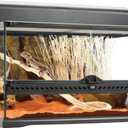 Exo Terra Glass Natural Terrarium Kit - Perfect for Reptiles and Amphibians, Short Wide Design for Optimal Space, 24 x 18 x 12 Inches, PT2604A1