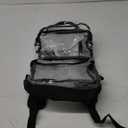 Vorspack Clear Backpack Heavy Duty - Large Clear Bookbag Transparent Backpacks See Through Backpack for College Work Travel Festival - Black