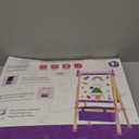 Art Easel for Kids 4-8,Kids Easel with Paper Roll and Art Supplies,Toddler Toys Ages for 5-7,Toddler Drawing Board Learning Eductional Toys for 4 5 6 7 8 Year Old Boy Girls Birthdays Gifts (Purple)