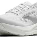 Brooks Womens Glycerin 23 Neutral Running Shoe (12, White/Oyster/Silver)
