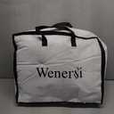 Goose Feather Down Fiber Comforter Queen Size,100% Organic Cotton Duvet Insert,All-Season Luxury Duvet Insert with Baffle Box Design, 750+Fill Power Hotel Collection Bedding Comforter (White)