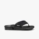 REEF Women's Fanning Bottle Opener Flip Flops, Black 10