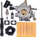 4283-120-0601 BR800 Carburetor kit with Spark Plug Primer Bulb Fuel Filter kit for STIHL BR800 BR800X BR800CE Blower 4283 120 0601 42831200601 carb