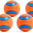 Chuckit! Ultra Ball Dog Toy - Medium Bouncy Fetch Balls For Dogs 20-60 lbs - Made from Durable Rubber - Floating Water Pet Toys - Size Medium - 2.5-inch Diameter - Pack of 3