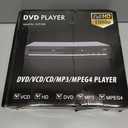 DVD Player for TV with HDMI, Region Free，CD Player for Home, Plays All Regions and Formats, Mini DVD Player with USB, Remote, HDMI and RCA Cables Included