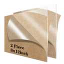 8 x 12 Acrylic Sheet 1/8 inch Thick 3mm 2 Pack Clear Plexiglass Sheets,for Sign,Craft,Painting,Laser Cutting,DIY Display Projects