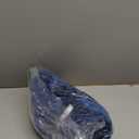 Smiry Velvet Seat Covers for Dining Room Chair Set of 6, Stretch Fit Removable Washable Chair Seat Cushion Protector Slipcovers with Ties, Federal Blue