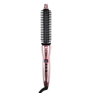 Calista Perfecter Pro Heated Round Brush - Thermal, Hot Styling Brush, For Women, 0.75 Inch, Rose Gold, Adjustable Temp & Dual Voltage