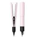 Hair Straightener - 2 in 1 Wet to Dry Hair Dryer and Straightener with High-Speed Airflow + Rapid Heat-Up + Customizable Temperature + LCD Display & Auto Shut-Off + No Heat Damage for All Hair Types